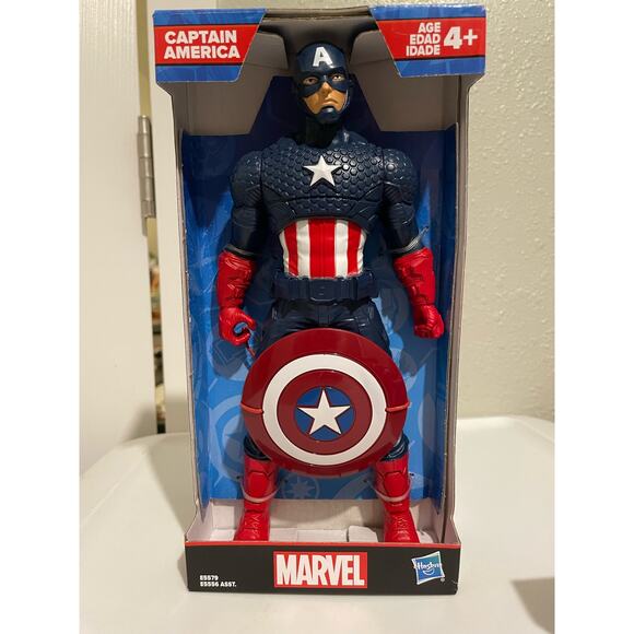 CAPTAIN AMERICA Hasbro Action Figure Classic 25cm Original MARVEL New in Box - Picture 1 of 10